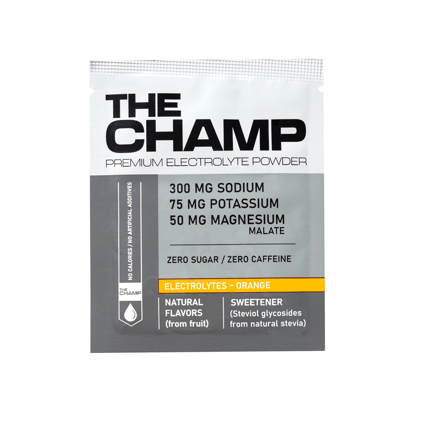 THECHAMP – SUGAR-FREE ELECTROLYTE POWDER ORANGE 12-PACK